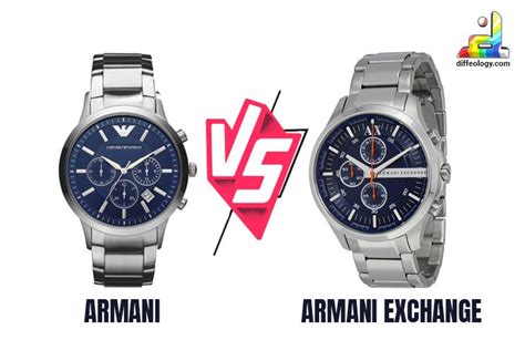 difference between armani exchange